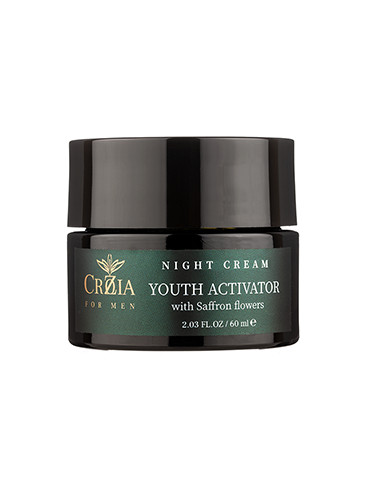 CROZIA Youth Activator with Saffron flowers Night cream Нощен крем мъжки 60ml