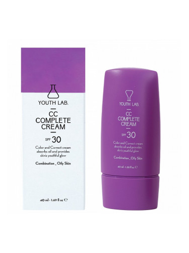 YOUTHLAB CC Complete Cream SPF 30 - Combination / Oily Skin  Дневен крем унисекс 40ml