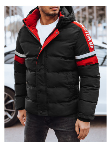 Мъжко зимно ватирано яке, черно