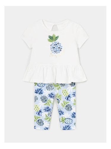 Mayoral Комплект тишърт и клин 1734 Син Regular Fit