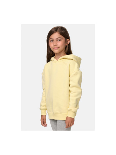 Girls' sweatshirt soft yellow