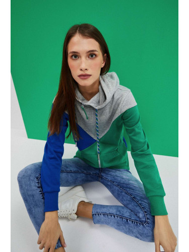 Marisse Women's Sweatshirt L-Bl-4003 Green