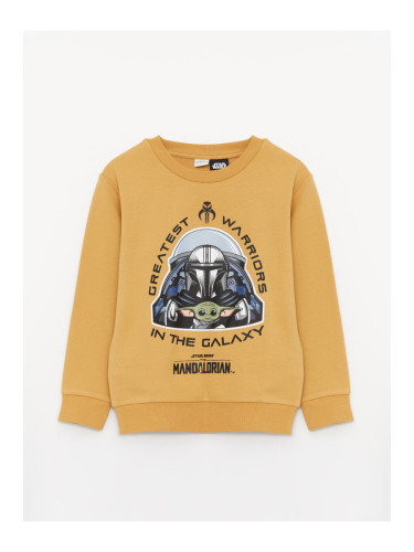 LC Waikiki Boys' Crew Neck Star Wars Printed Long Sleeve Sweatshirt