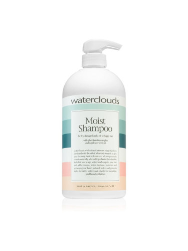 Waterclouds Moist Shampoo хидратиращ шампоан за суха коса 1000 мл.
