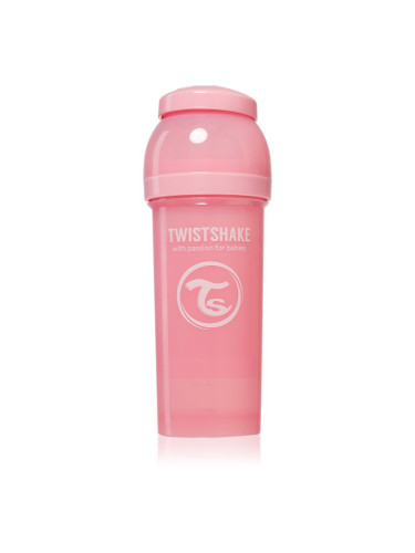 Twistshake Anti-Colic бебешко шише Pink 2 m+ 260 мл.