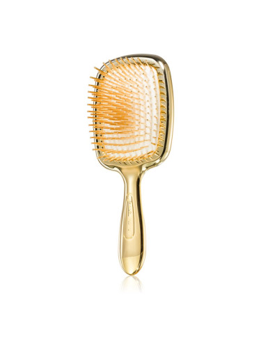 Janeke Gold Line Hairbrush with Mirror Четка за коса с малко огледало 21,5 x 9 cm 1 бр.