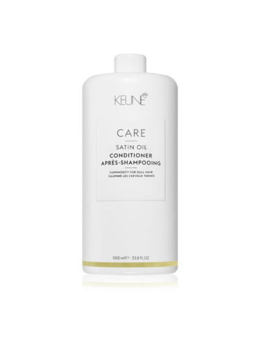 Keune Care Satin Oil Conditioner озаряващ балсам за блясък и лесно разресване на косата 1000 мл.