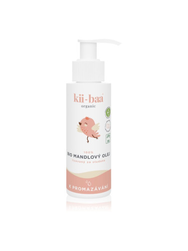 kii-baa® organic 100% Bio Oil Almond масажно олио за деца от раждането им 100 мл.