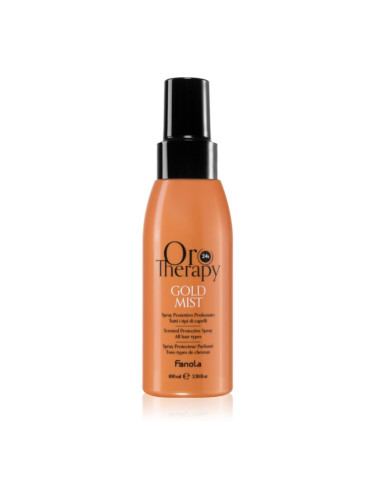 Fanola Oro Therapy Gold Mist стилизиращ защитен спрей за коса с 24 каратово злато 100 мл.