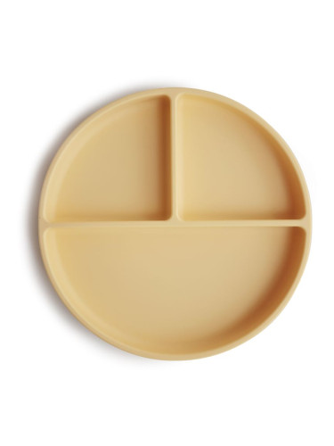 Mushie Silicone Suction Plate разделена чиния с вендуза Daffodil 1 бр.