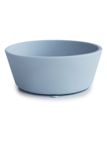 Mushie Silicone Suction Bowl силиконова купичка с вендуза Powder Blue 1 бр.