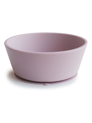Mushie Silicone Suction Bowl силиконова купичка с вендуза Soft Lilac 1 бр.