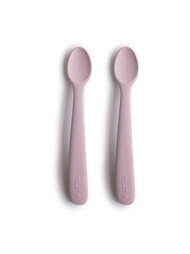 Mushie Silicone Feeding Spoons лъжичка Soft Lilac 2 бр.