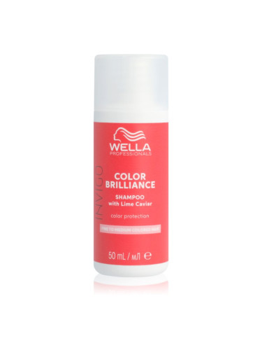 Wella Professionals Invigo Color Brilliance шампоан за нормална към нежна коса за защита на цветовете 50 мл.