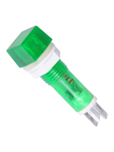 Индикаторна лампа, XH030, глим лампа, 220VAC, зелена