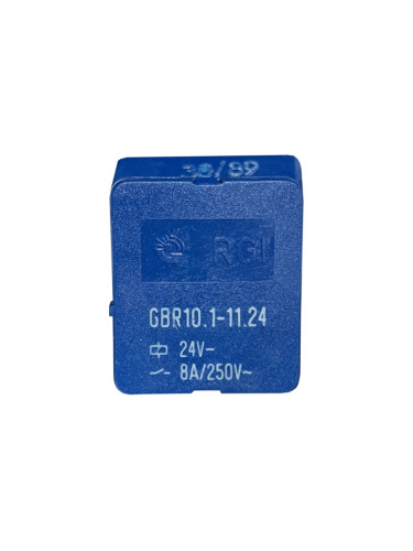 Реле електромагнитно GBR10.1-11.24, бобина 24VDC, 250VAC/8A, SPDT NO+NC