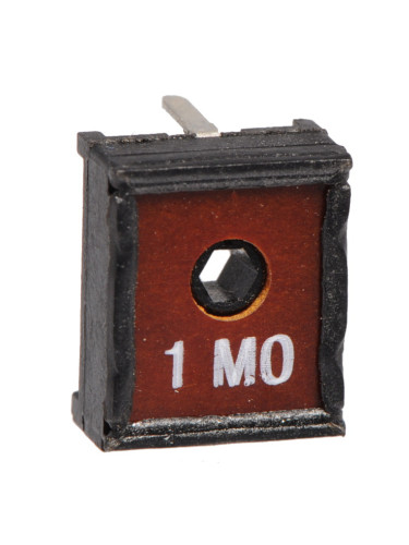 Тример потенциометър 1MOhm, еднооборотен, линеен, THT 17120