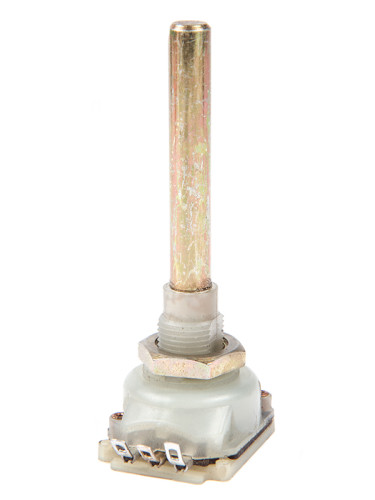 Потенциометър, логаритмичен, 10kOhm, моно, въглероден 12435