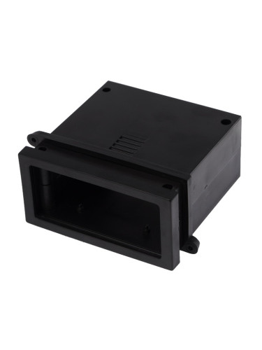 Кутия №14K пластмасова черна 95x92x44 mm
