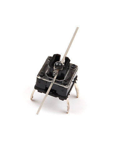 Микробутон, 7x7x7mm, SPST, OFF-(ON), THT