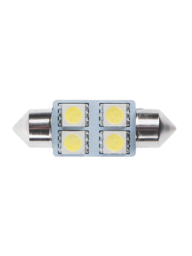 Автомобилна LED лампа, софитна, 12 VDC, 4LED, 36mm