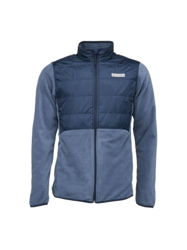 Columbia BASIN BUTTE FLEECE FULL ZIP Мъжко хибридно яке, тъмносин, размер