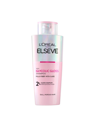 L'Oréal Paris Elseve Glycolic Gloss Shampoo Шампоан за жени 200 ml