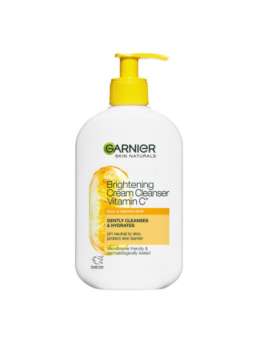 Garnier Skin Naturals Vitamin C Brightening Cream Cleanser Почистващ крем за жени 250 ml