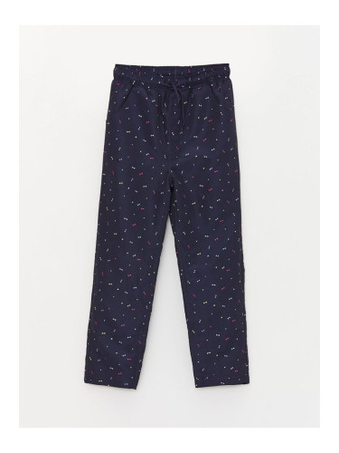 LC Waikiki Lw - Elastic Waist Patterned Fleece Lined Girls Trousers