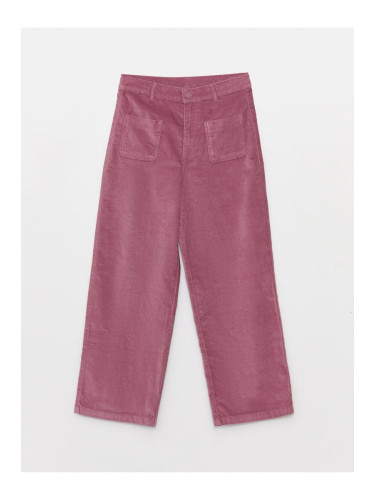 LC Waikiki Basic Girls' Velvet Trousers