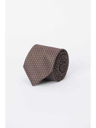 ALTINYILDIZ CLASSICS Men's Brown-gray Patterned Tie