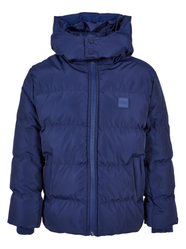 Boys' Puffer Hooded Jacket spaceblue