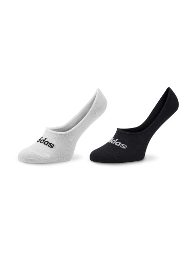 Чорапи тип терлици adidas Thin Linear Ballerina Socks 2 Pairs HT3448 Бял