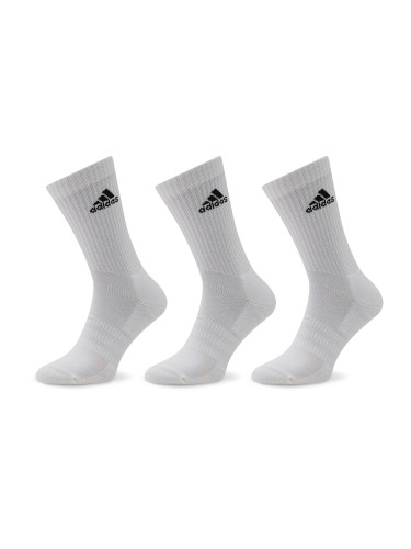 Дълги чорапи unisex adidas Cushioned Crew Socks 3 Pairs HT3446 Бял