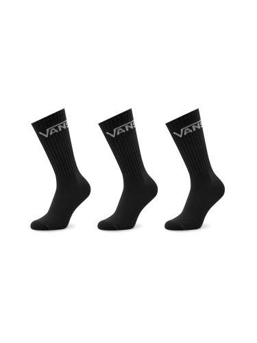 Комплект 3 чифта дълги чорапи мъжки Vans Classics Crew Yout VN000YBRBLK1 Черен