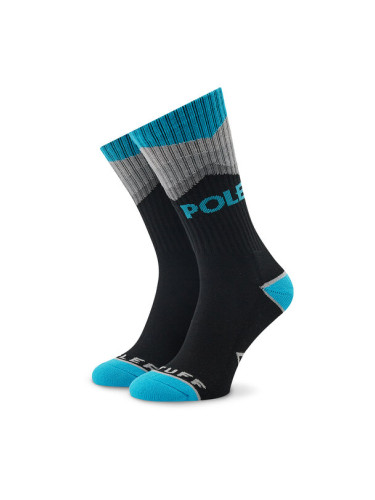 Poler Дълги чорапи unisex Mountain 223ACUSK02 Черен