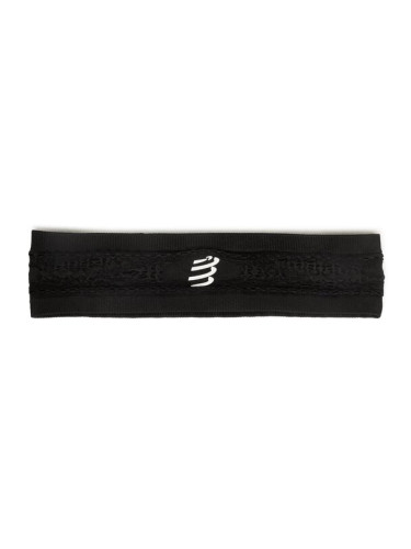 Compressport Лента за глава Thin Headband On/Off CU00010B Черен