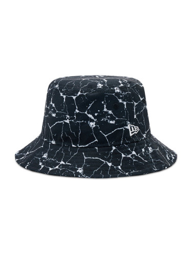 New Era Капела Marble Print Bucket Hat 60285236 Черен