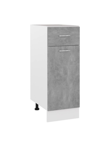 Sonata Долен шкаф с чекмедже, бетонно сив, 30x46x81,5 см, ПДЧ