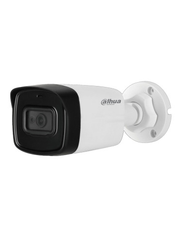 HDCVI камера Dahua HAC-HFW1500TL-A-0360B, насочена "bullet" камера, 2 MPix (1920x1080@25FPS), 3.6mm обектив, IR осветление (до 80m), външна, IP67 защита