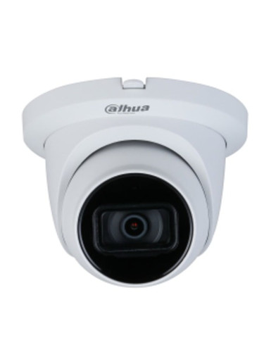 HDCVI камера Dahua HAC-HDW1500TMQ-A-0280B-S2, куполна камера, 5 Mpix(2880x1620@25fps), 2.8mm обектив, IR осветеност (до 60м), външна IP67, вграден микрофон
