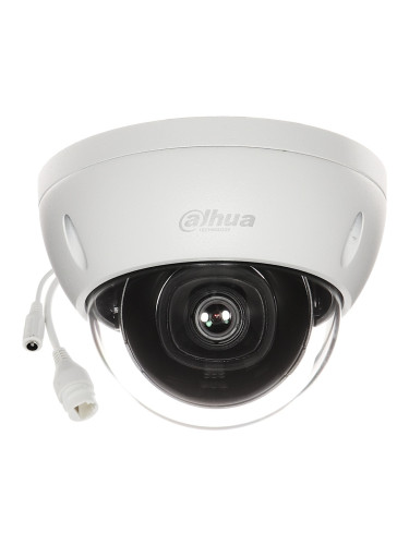 IP камера Dahua IPC-HDBW1530E-0280B-S6, куполна камера, 5MP (2880 x 1620@20FPS), 2.8mm/F2, H.265+/H.264/H.264+/H.264/MJPEG, IR осветеност (30m), LAN, IP67