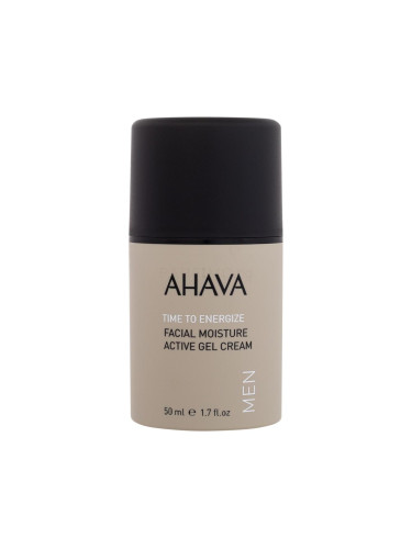 AHAVA Men Time To Energize Facial Moisture Active Gel Cream Дневен крем за лице за мъже 50 ml