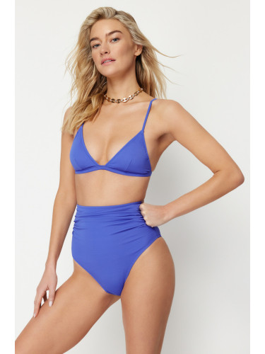 Trendyol Sax-Charming High Waist Hipster Bikini Bottom