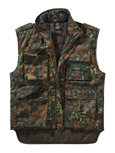 Ловна жилетка в тъмен камуфлаж Brandit Ranger Vest flecktarn