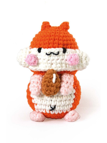 Комплект за плетене на една кука Graine Creative Hamster Mini Amigurumi Kit