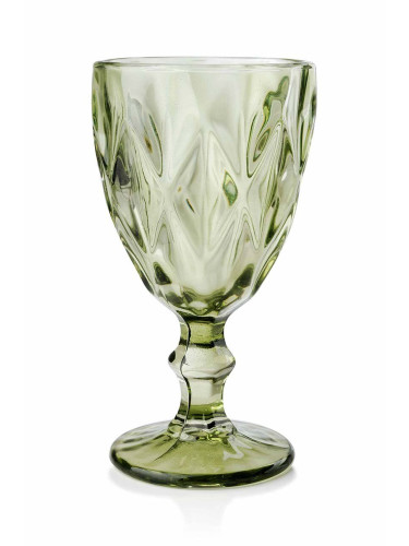 Комплект чаши за вино Affek Design Elise Green 250 ml