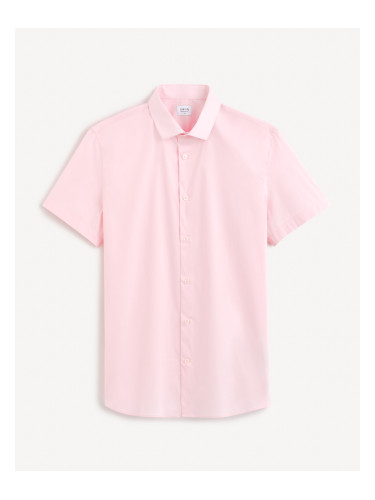 Celio Daslim Short Sleeve Shirt - Mens