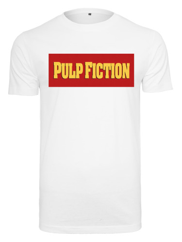 T-shirt with Pulp Fiction logo white