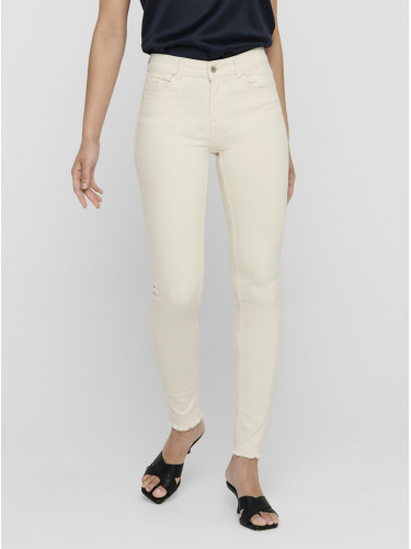 Cream skinny fit jeans ONLY Blush